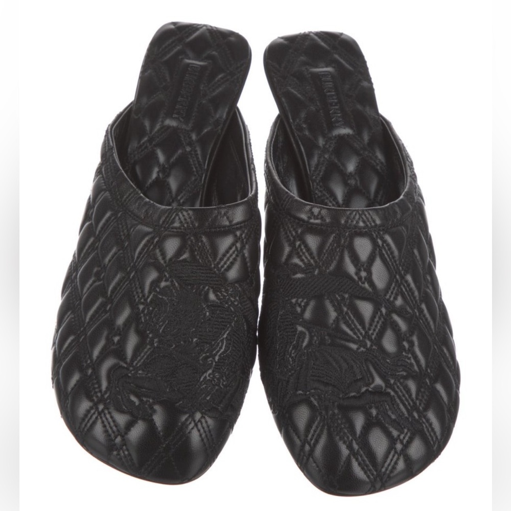 Burberry Leather Mules - Picture 2 of 5